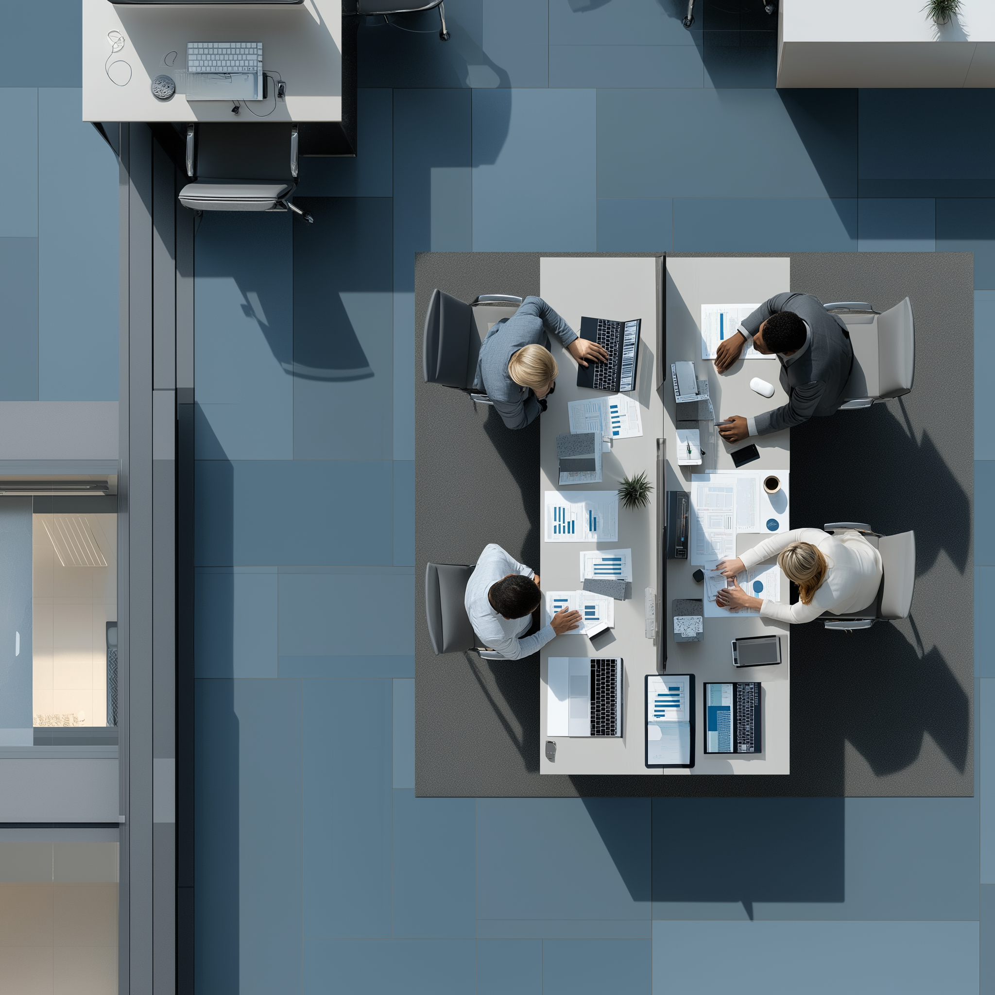 MySeat Office Space with Branded Wall Design